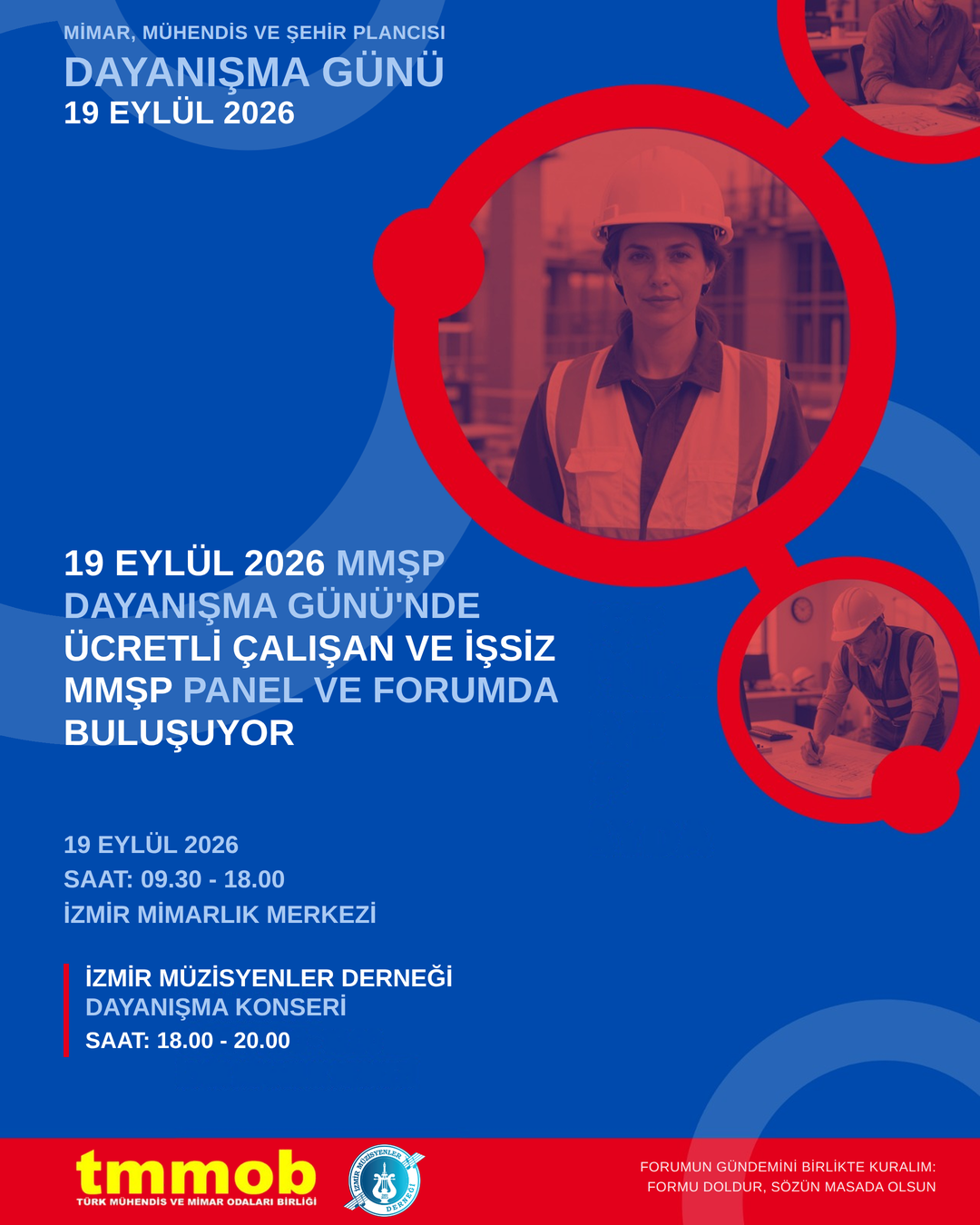 TMMOB İzmir Teknik Emek Buluşması –Statü, Hak, Hukuk ve Örgütlenme 