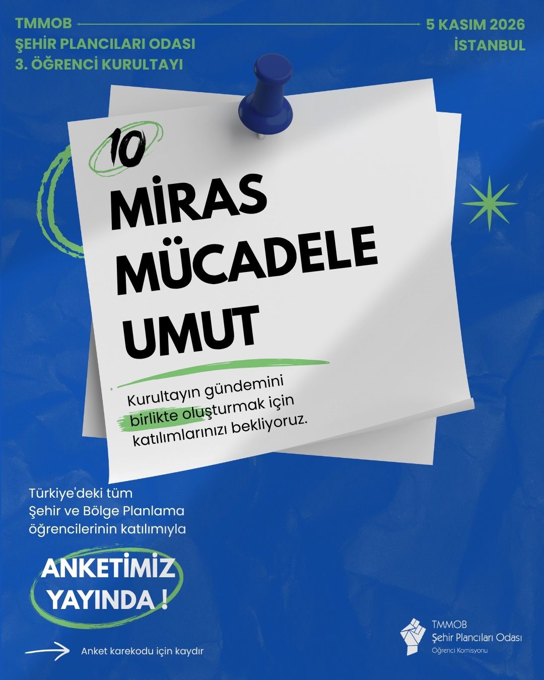 3. Öğrenci Kurultayı Anket Çalışması