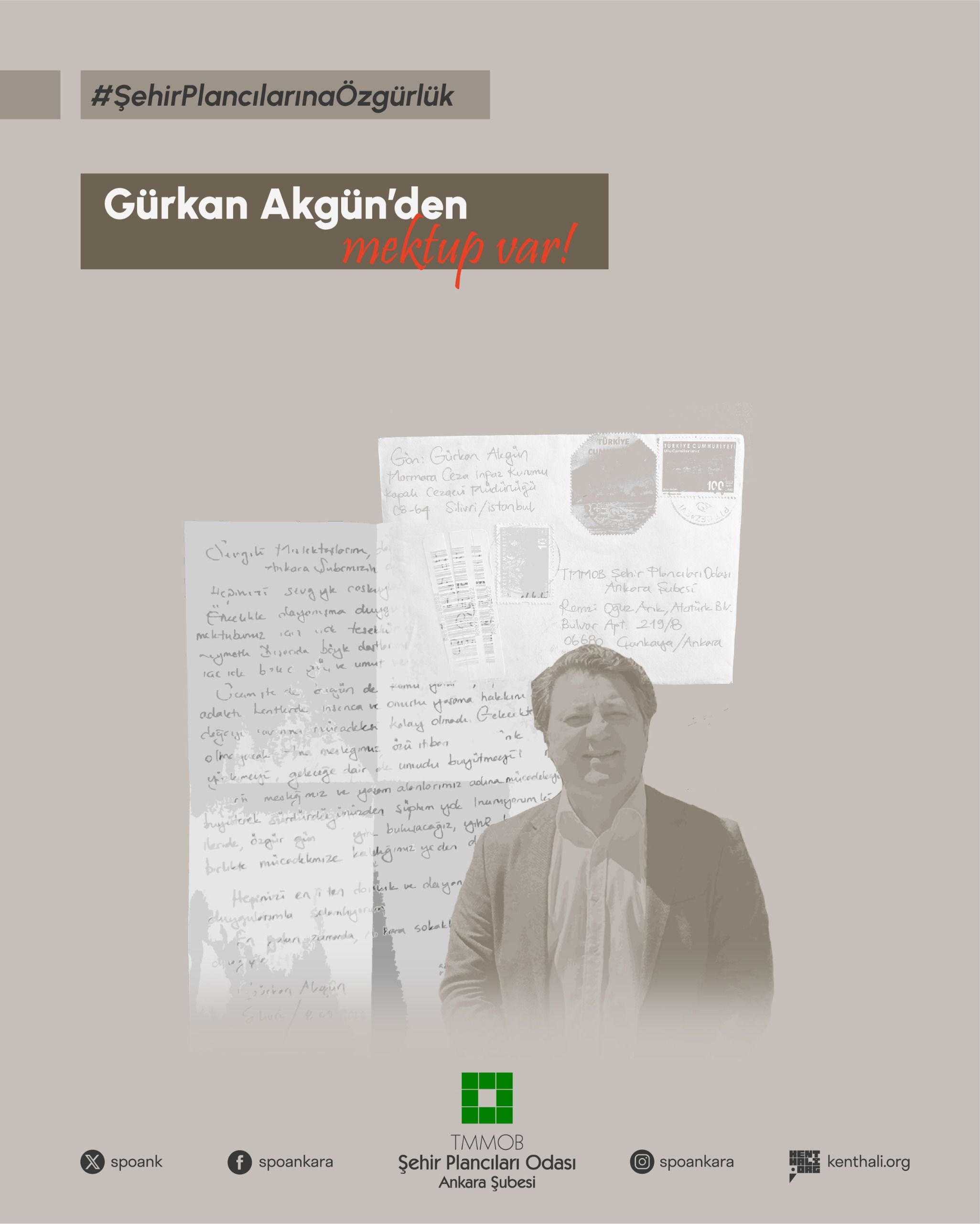 Gürkan Akgün'den Mektup Var!