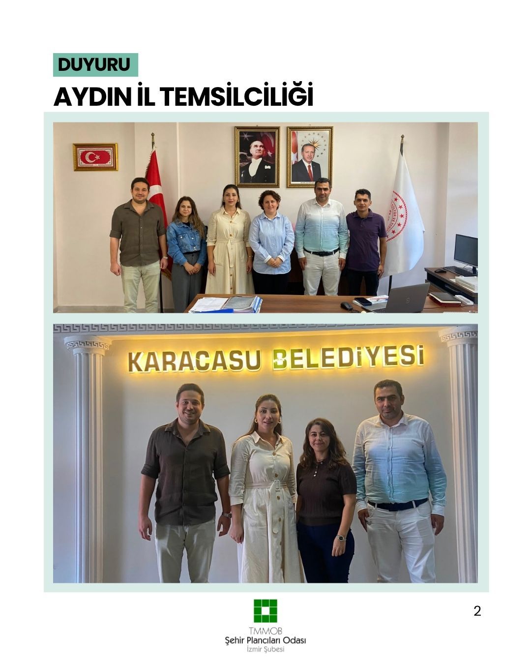AYDIN İL TEMSİLCİLİĞİ GERÇEKLEŞTİRDİĞİ ZİYARETLER - MESLEDEKİ DAYANIŞMAYI VE KURUMSAL İLETİŞİMİ GÜÇLENDİRİYORUZ!