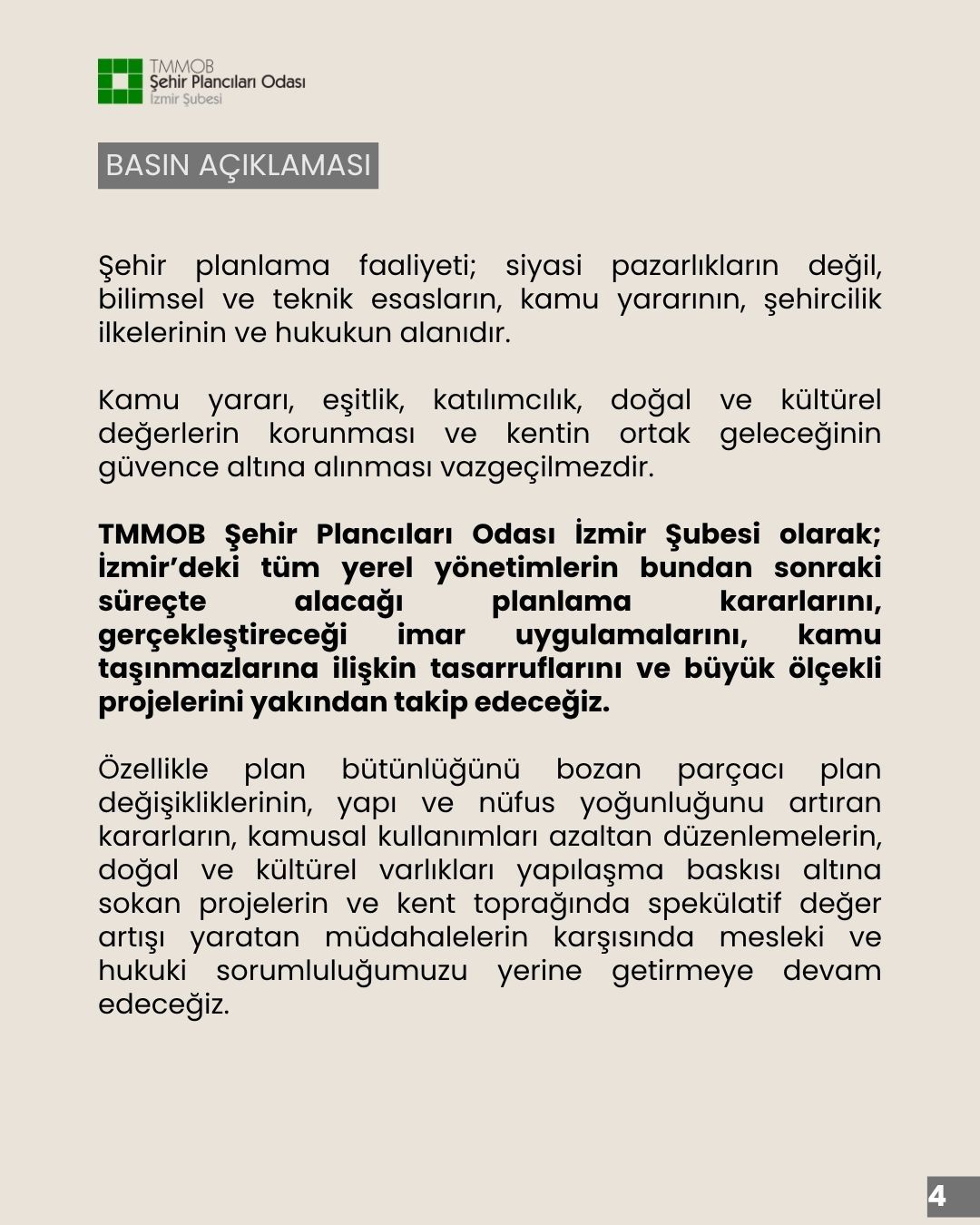 İZMİR KİMSESİZ DEĞİLDİR
