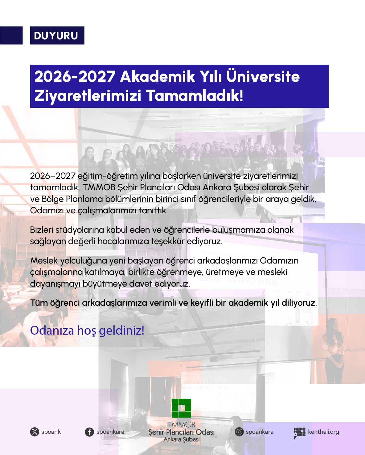 2026-2027 Akademik Yılı Üniversite Ziyaretlerimizi Tamamladık!