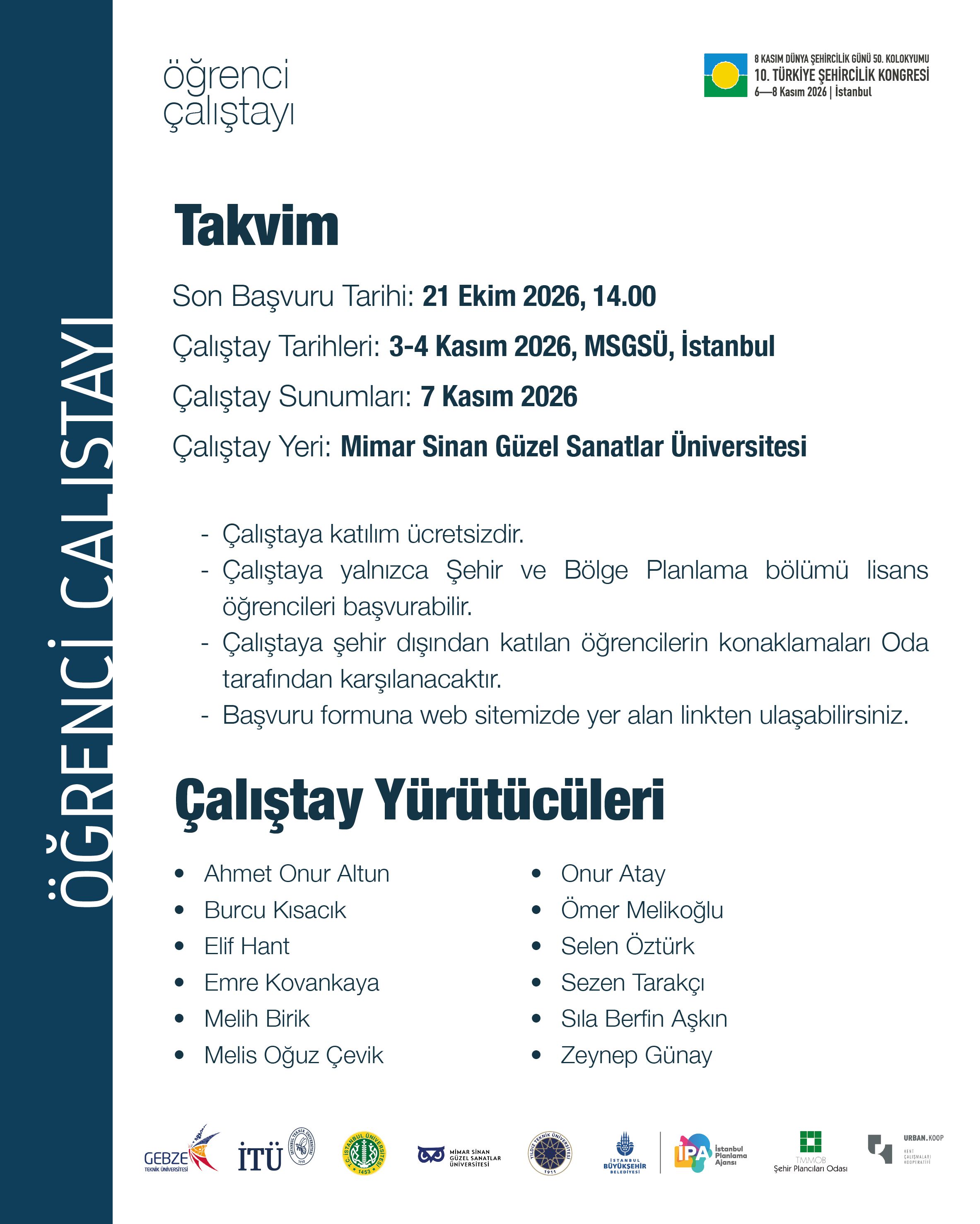 ÖĞRENCİ ÇALIŞTAYI: SUYUN İZİNDE; İSTANBUL'UN KUŞATILMIŞ SU MİRASI