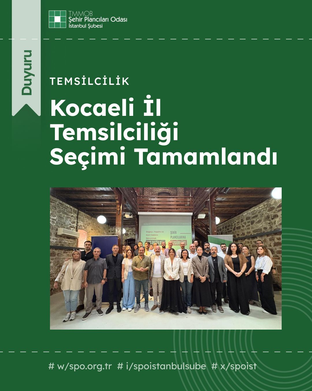 Kocaeli İl Temsilciliği Seçimleri gerçekleştirilmiştir