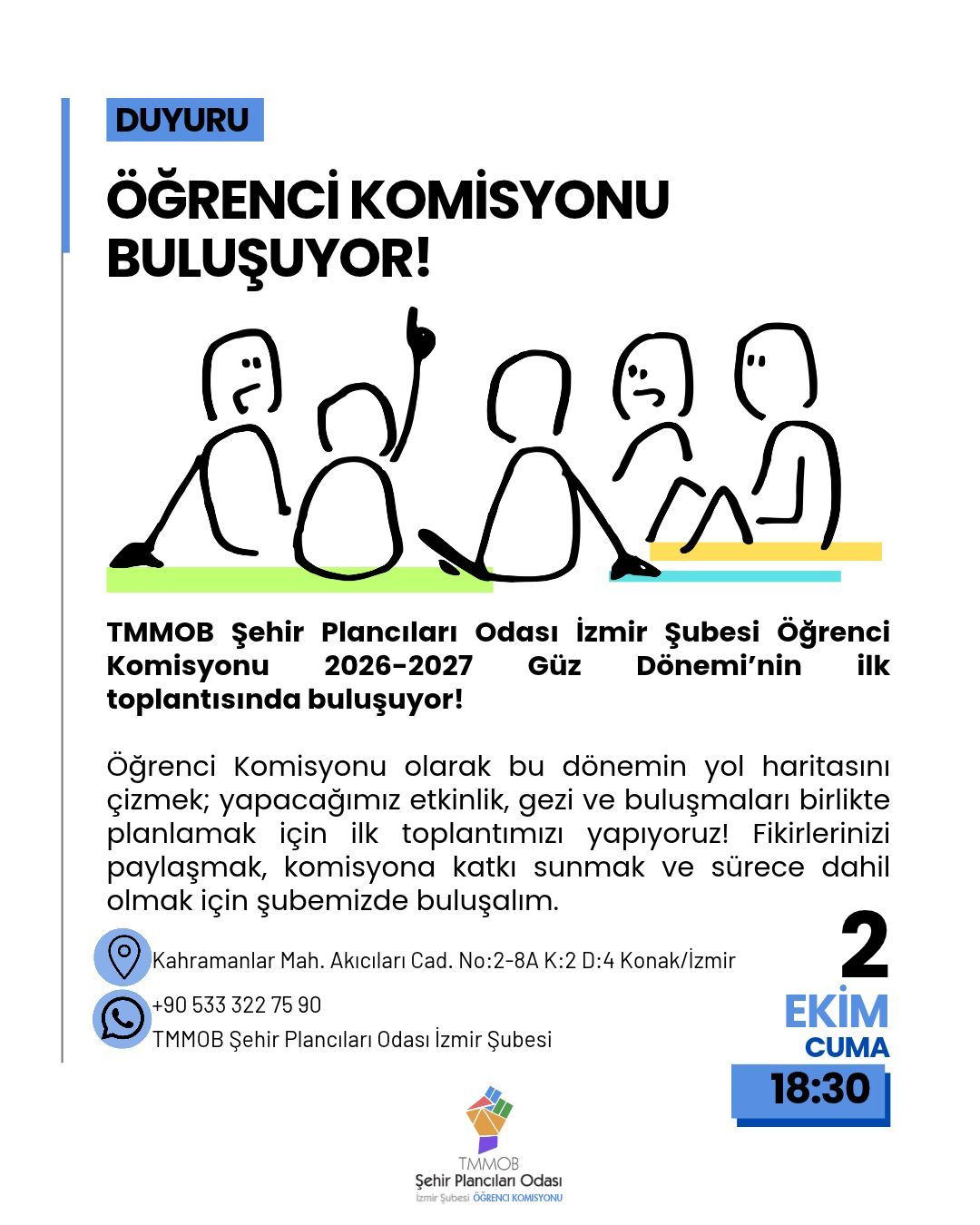 ÖĞRENCİ KOMİSYONU BULUŞUYOR!