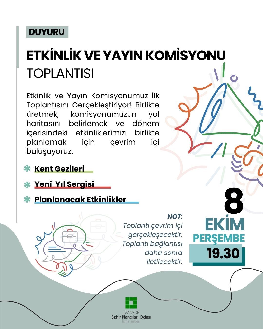 ETKİNLİK VE YAYIN KOMİSYONU TOPLANTISI