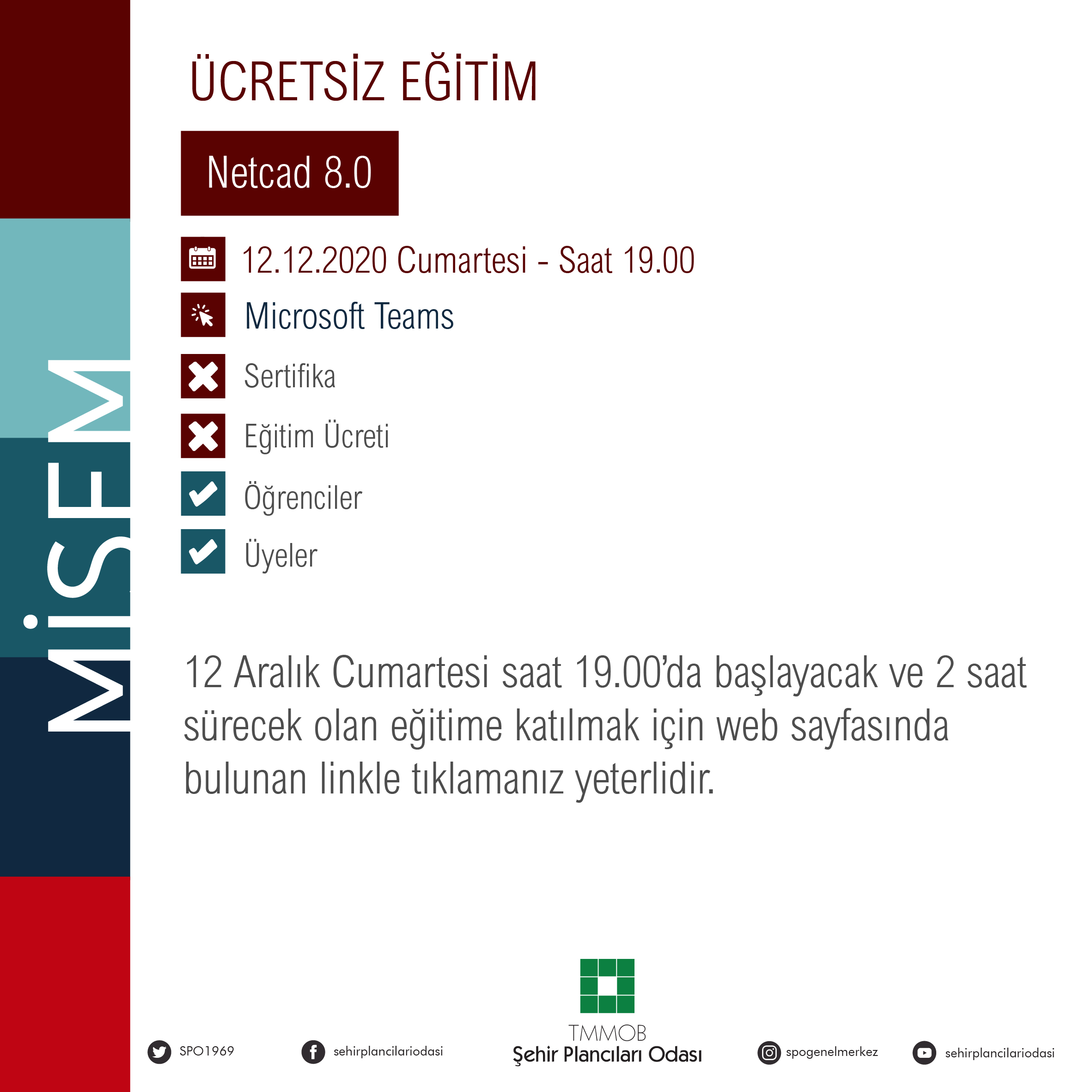 ÜCRETSİZ NETCAD EĞİTİMİ