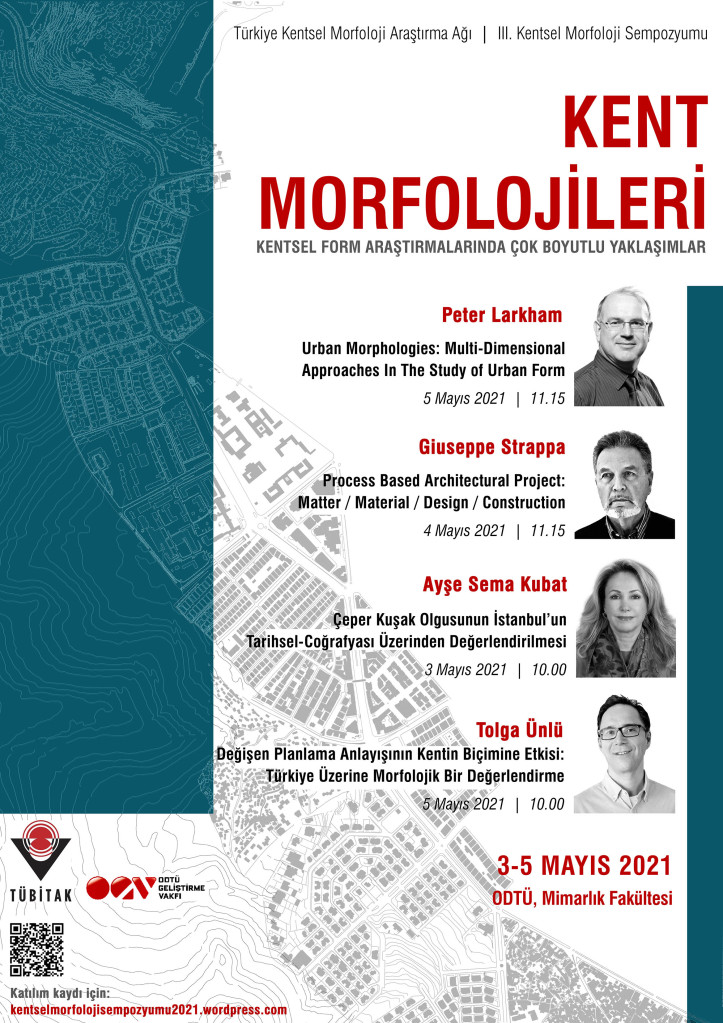 III. KENTSEL MORFOLOJİ SEMPOZYUMU 3-4-5 MAYIS 2021`DE