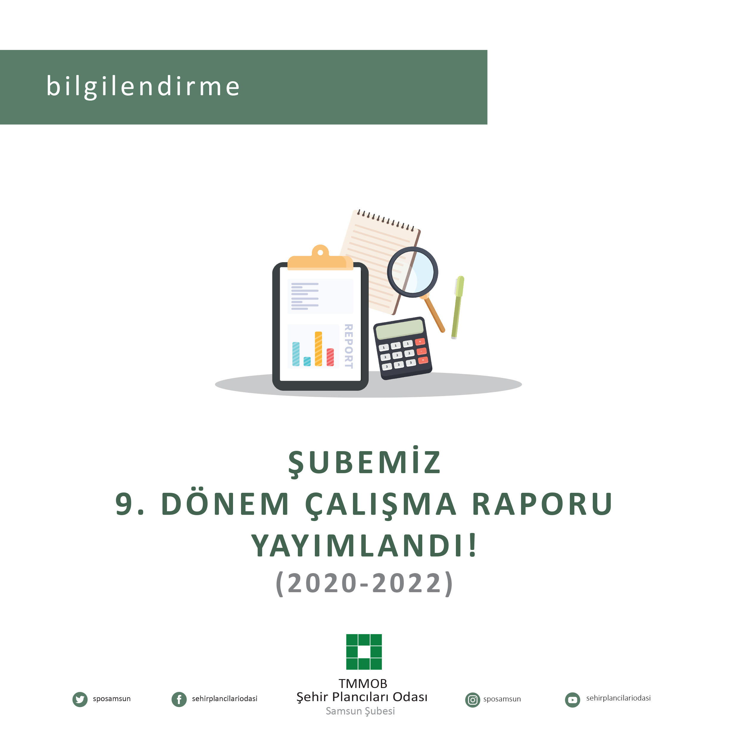 ŞUBEMİZ 9. DÖNEM ÇALIŞMA RAPORU YAYIMLANDI!