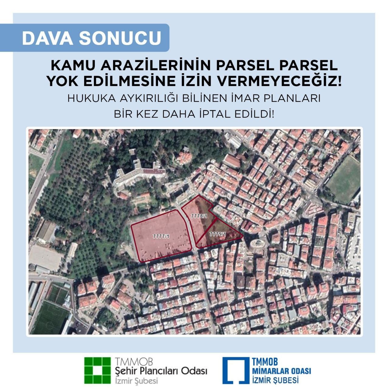 HUKUKA AYKIRILIĞI BİLİNEN İMAR PLANLARI BİR KEZ DAHA İPTAL EDİLDİ!