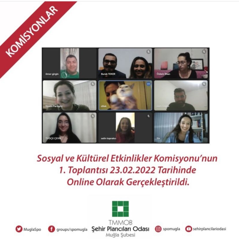 SOSYAL VE KÜLTÜREL ETKİNLİKLER KOMİSYONU`NUN TOPLANTISI GERÇEKLEŞTİRİLDİ