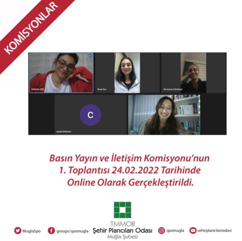 BASIN-YAYIN-İLETİŞİM KOMİSYONU`NUN TOPLANTISI GERÇEKLEŞTİRİLDİ