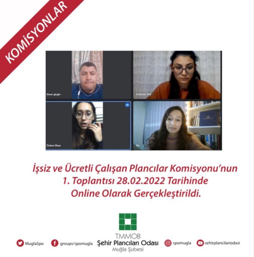 İŞSİZ VE ÜCRETLİ ÇALIŞAN PLANCILAR KOMİSYONU`NUN TOPLANTISI GERÇEKLEŞTİRİLDİ.