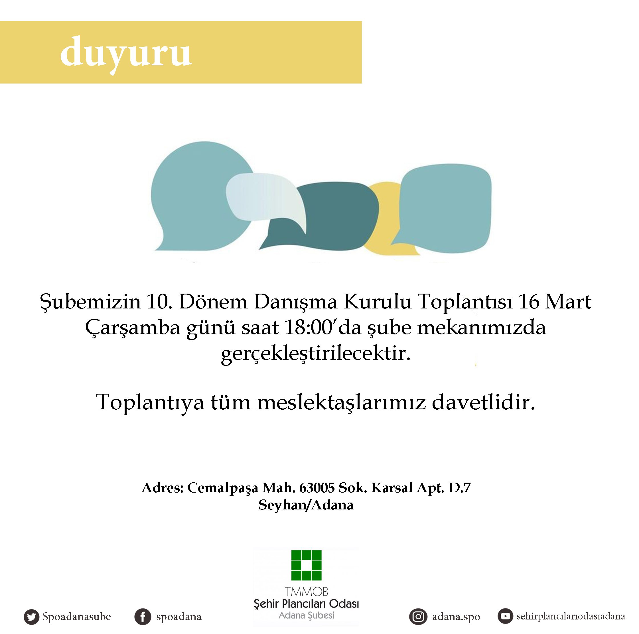 DANIŞMA KURULU TOPLANTISI
