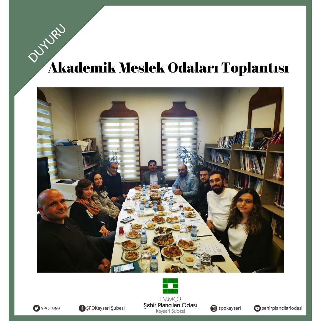 3. AKADEMİK MESLEK ODALARI TOPLANTISI