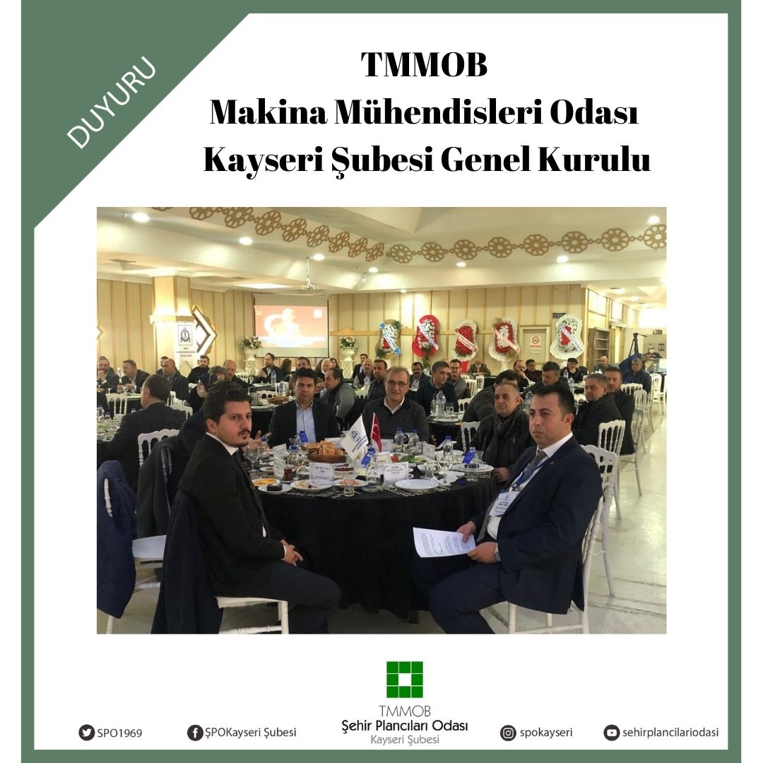 TMMOB MAKİNA MÜHENDİSLERİ ODASI GENEL KURULU