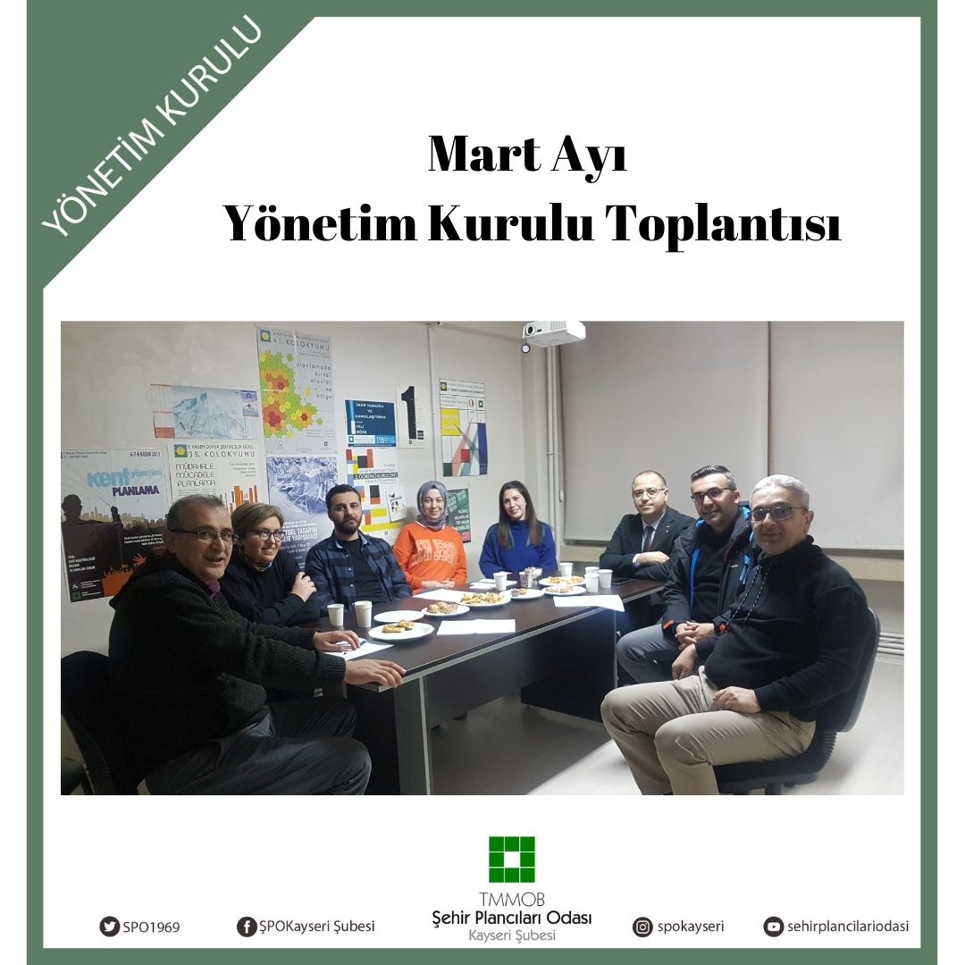 MART AYI YÖNETİM KURULU TOPLANTISI