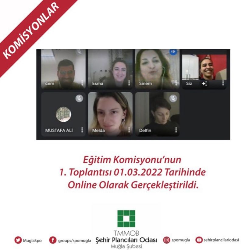 EĞİTİM KOMİSYONU 1. TOPLANTISI