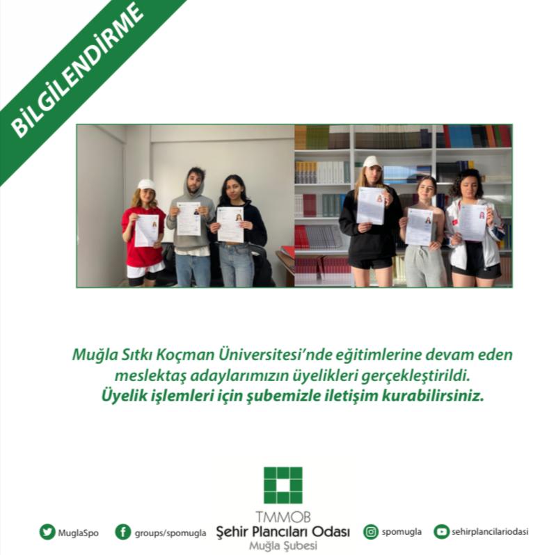 ÖĞRENCİ ÜYELİK İŞLEMLERİ