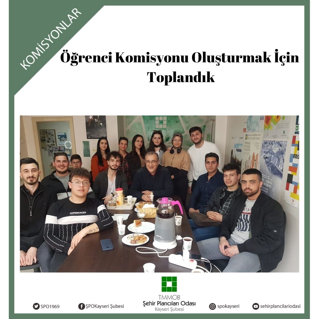 ÖĞRENCİ KOMİSYONU TOPLANTISI