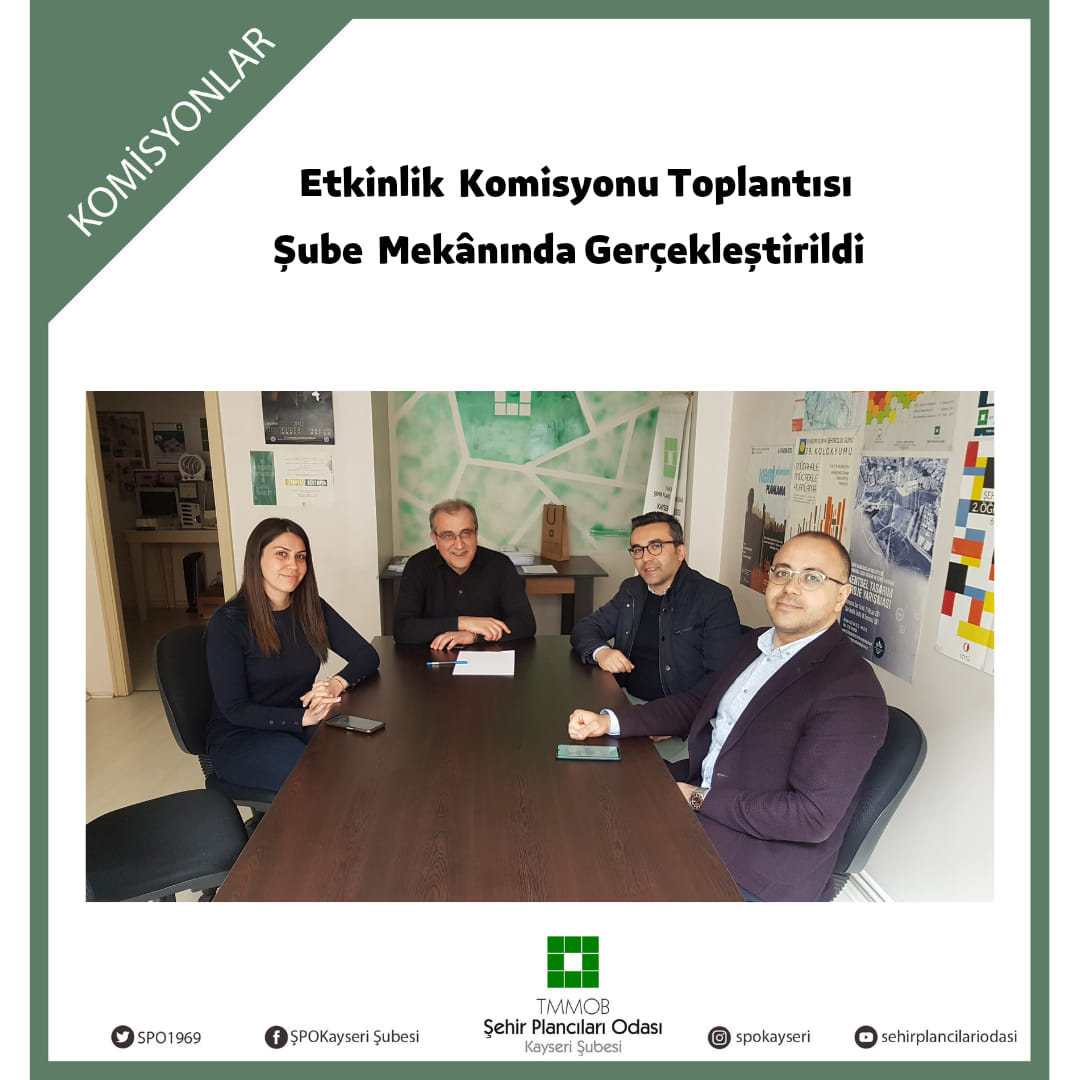 ETKİNLİK KOMİSYONU TOPLANTISI