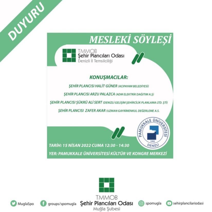 MESLEKİ SÖYLEŞİ DUYURUSU