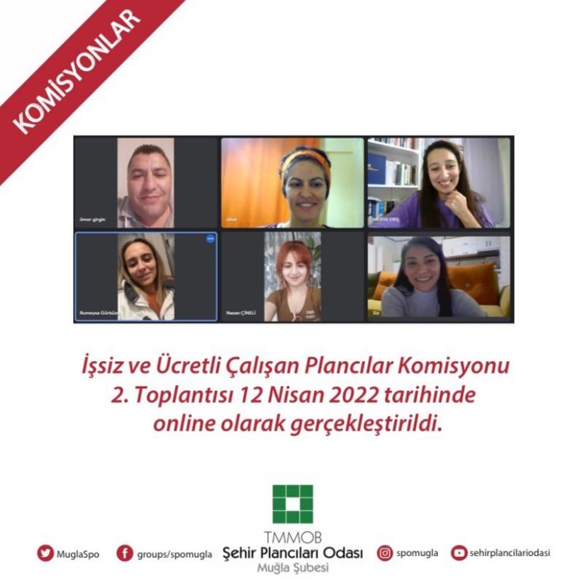 İŞSİZ VE ÜVRETLİ ÇALIŞAN PLANCILAR KOMİSYONU 2. TOPLANTISI