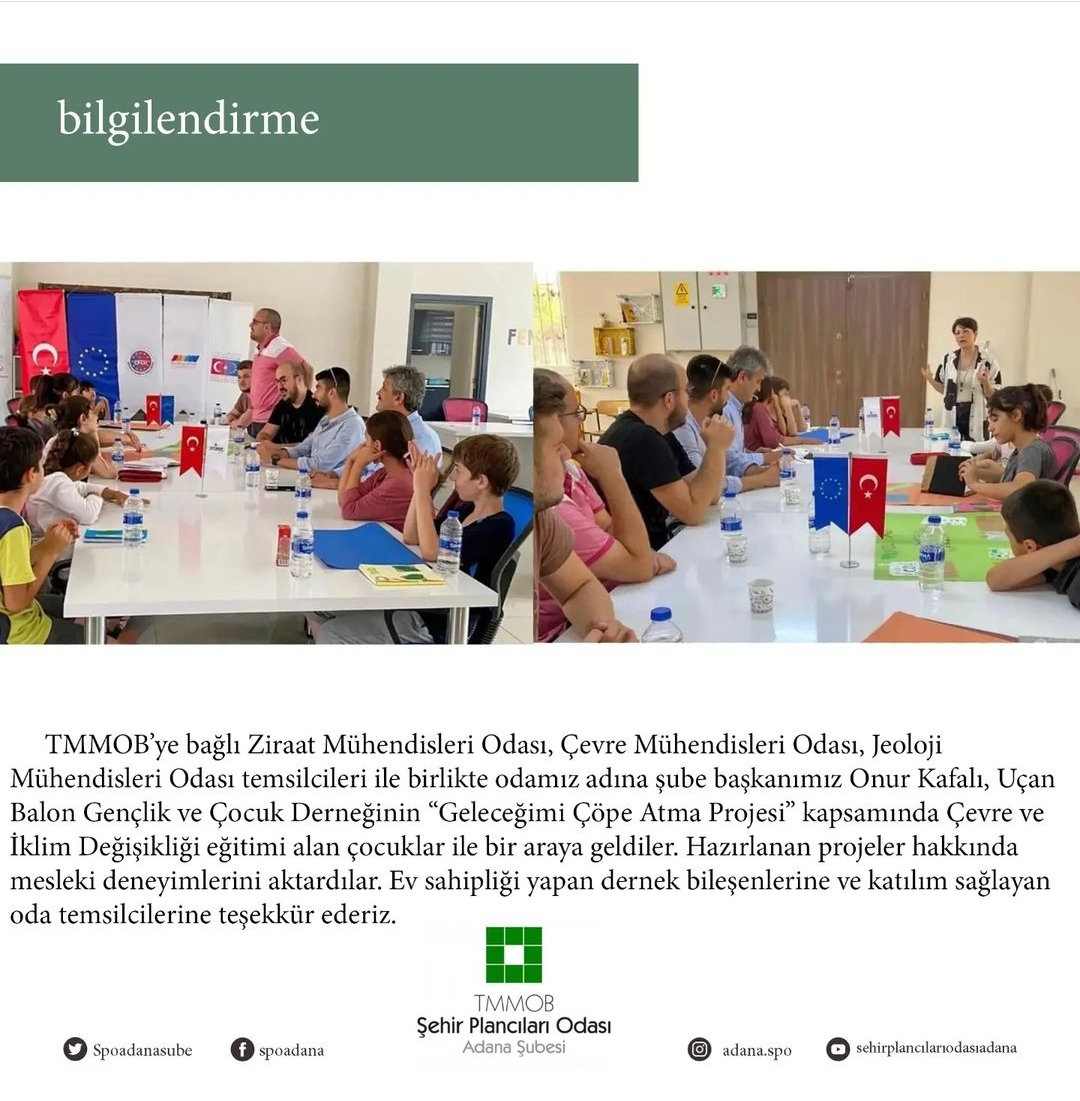 "GELECEĞİMİ ÇÖPE ATMA PROJESİ"