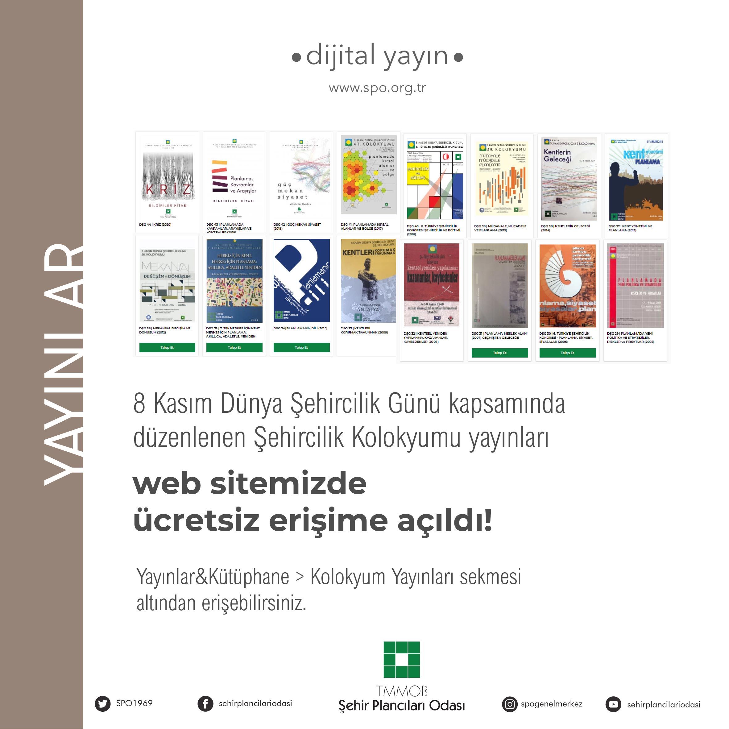 KOLOKYUM YAYINLARI WEB SİTESİNDE ÜCRETSİZ ERİŞİME AÇILDI!