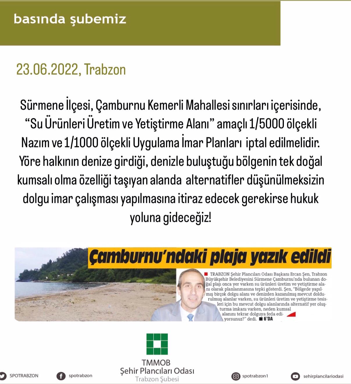ÇAMBURNU`NDAKİ KUMSAL ALAN FEDA EDİLMEMELİDİR1