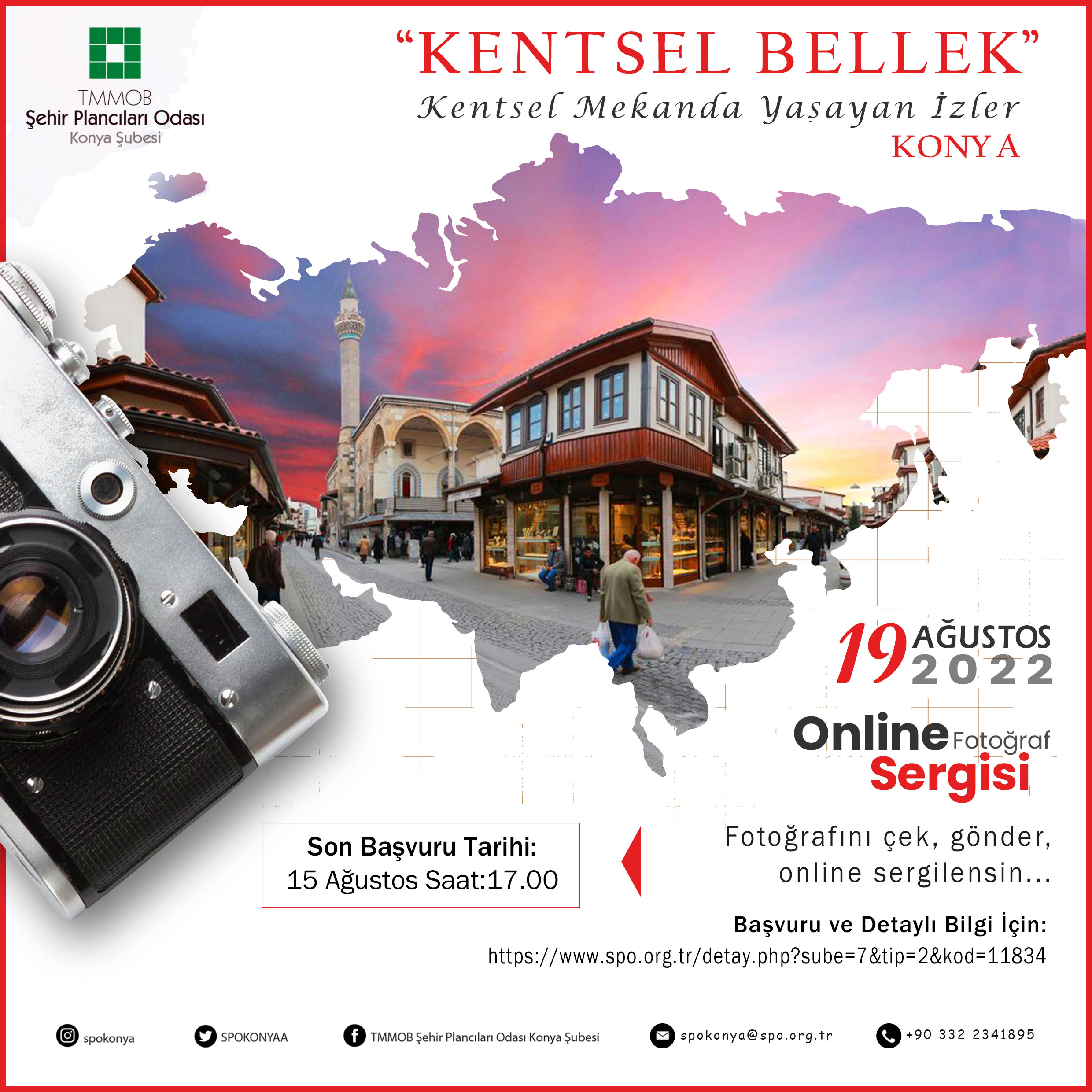 "KENTSEL BELLEK" KENTSEL MEKÂNDA YAŞAYAN İZLER KONYA ONLİNE FOTOĞRAF SERGİSİ