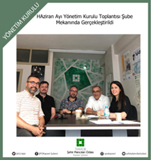 HAZİRAN AYI YÖNETİM KURULU TOPLANTISI