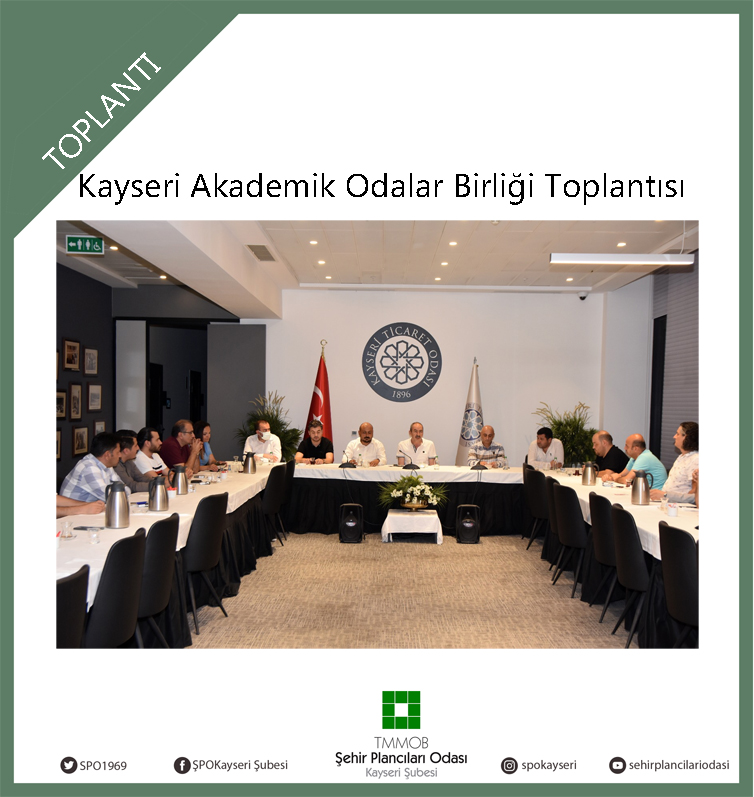 AKADEMİK ODALAR BİRLİĞİ TOPLANTISI