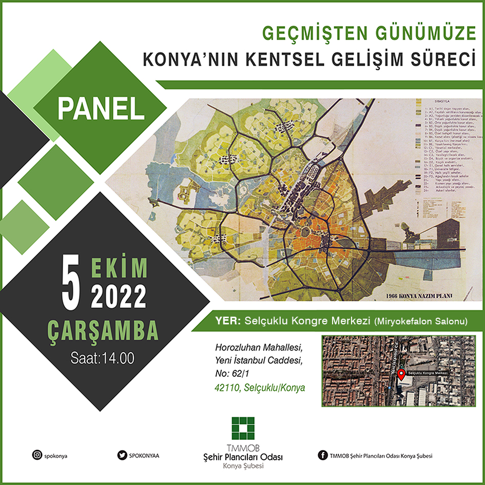 GEÇMİŞTEN GÜNÜMÜZE KONYA'NIN KENTSEL GELİŞİM SÜRECİ PANELİ