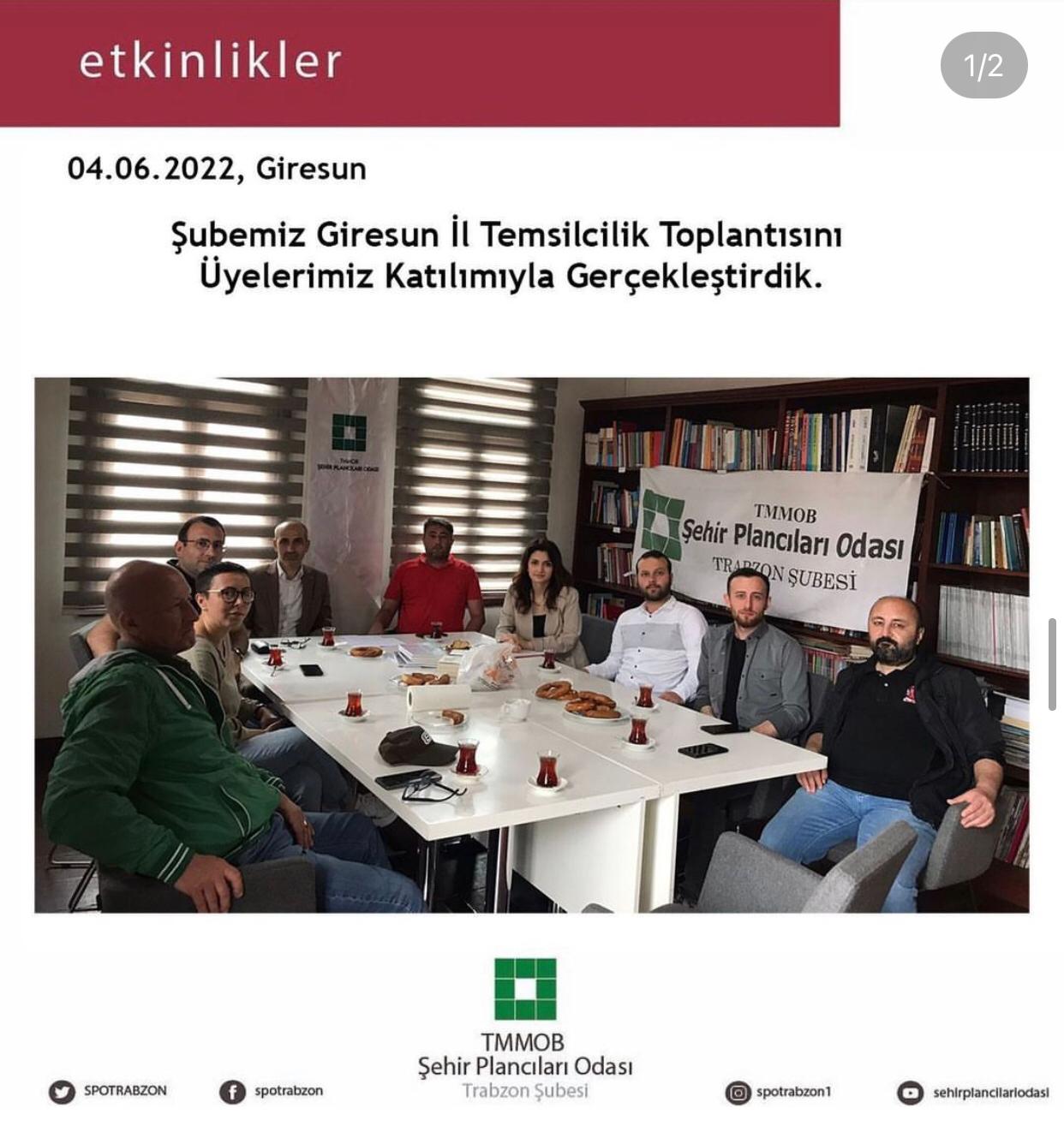 ŞUBEMİZ GİRESUN İL TEMSİLCİLİK TOPLANTISINI GERÇEKLEŞTİRDİK.