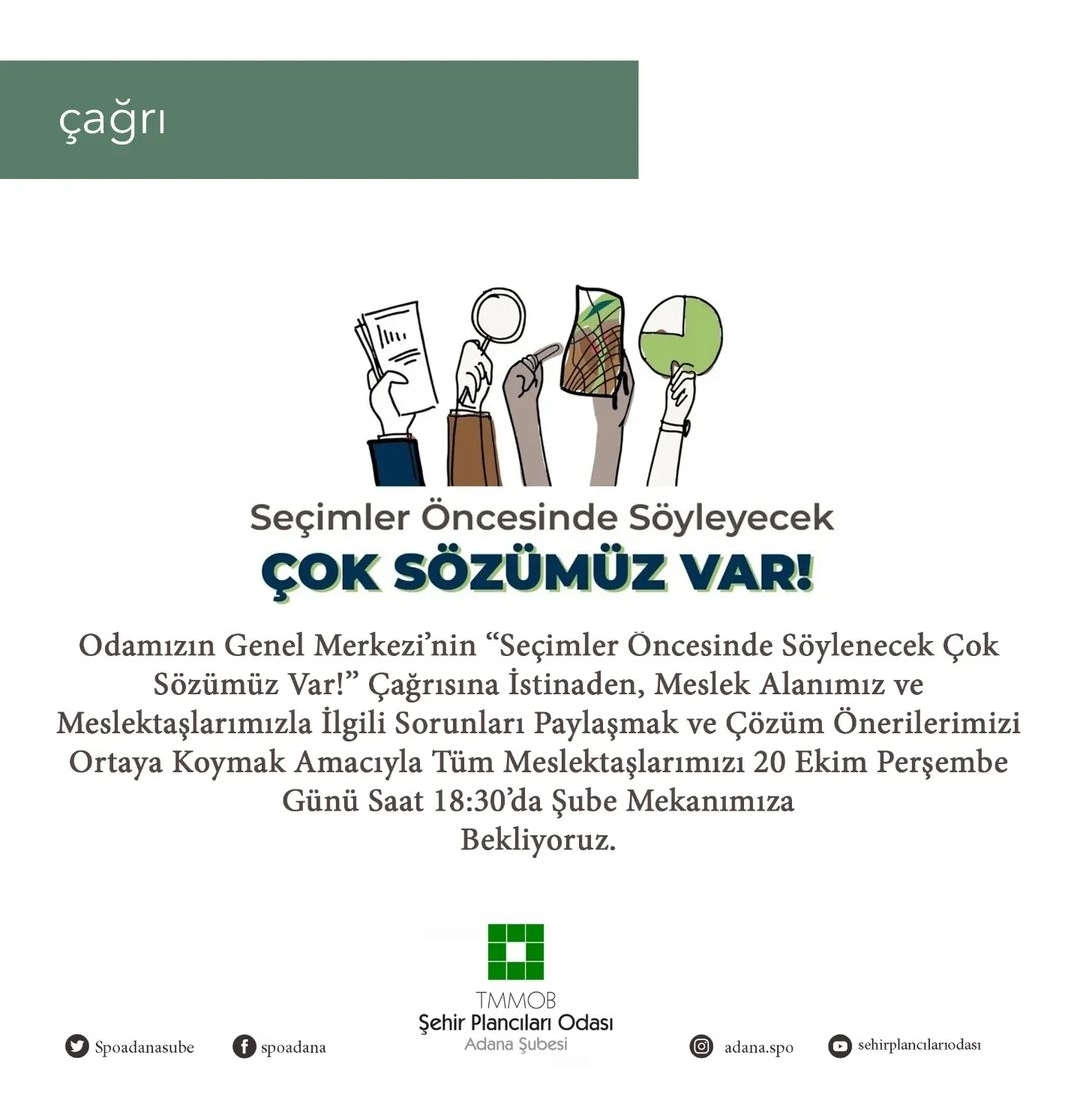 SEÇİMLER ÖNCESİNDE SÖYLENECEK ÇOK SÖZÜMÜZ VAR!