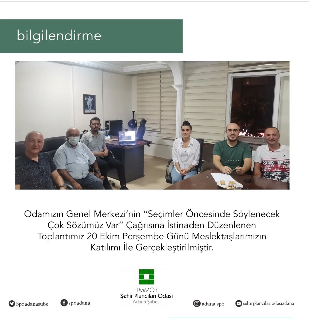 ŞEÇİMLER ÖNCESİ SÖYLENECEK ÇOK SÖZÜMÜZ VAR! TOPLANTIMIZ 20 EKİM PERŞEMBE GÜNÜ DÜZENLENMİŞTİR.