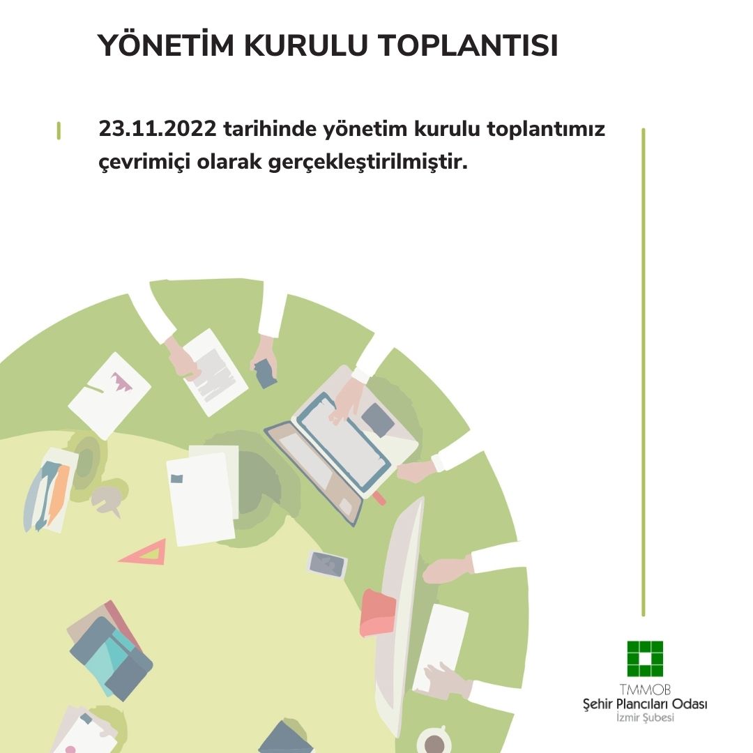 17.DÖNEM 23.11.2022 TARİHLİ YÖNETİM KURULU TOPLANTI TUTANAĞI
