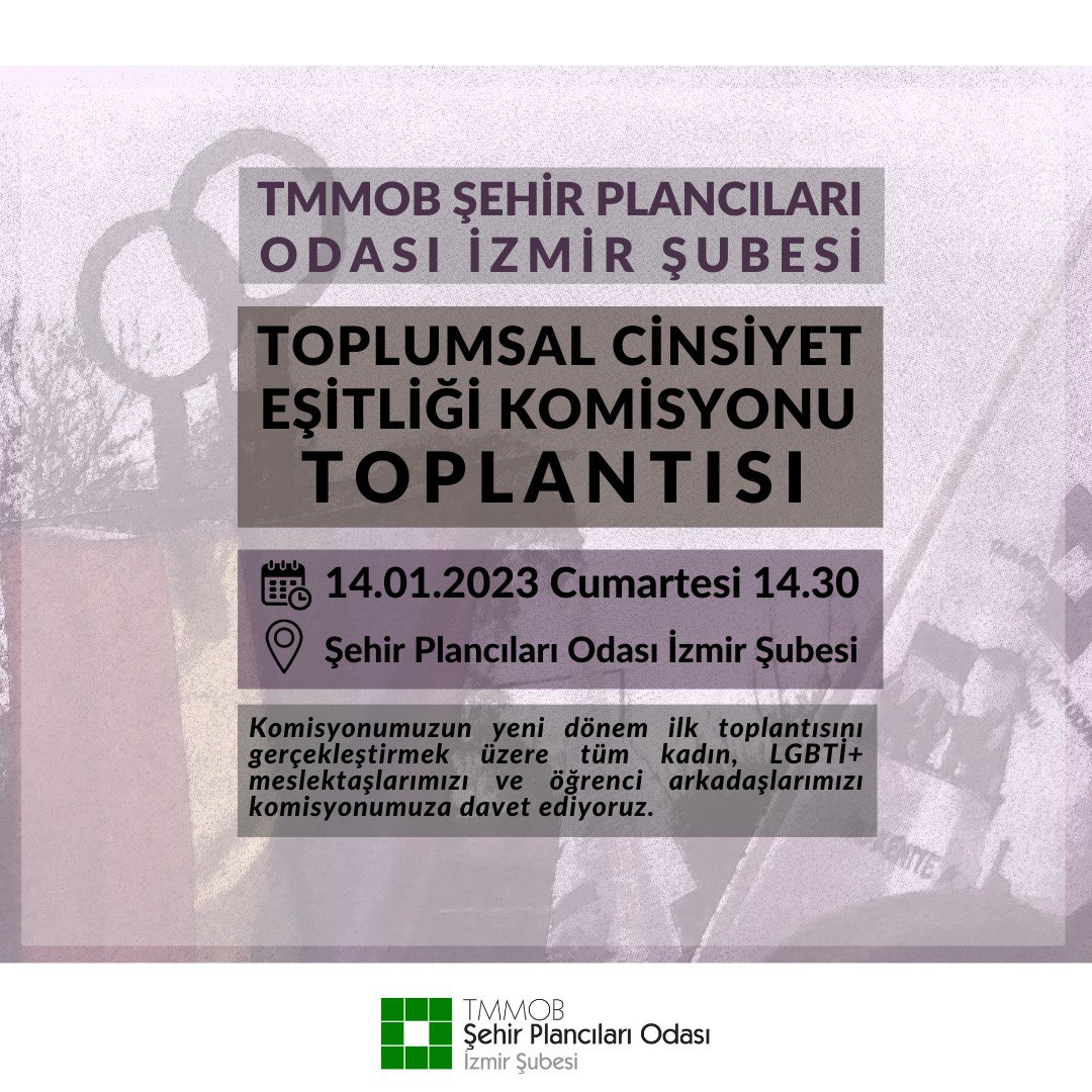 TOPLUMSAL CİNSİYET EŞİTLİĞİ KOMİSYONU
TOPLANIYOR