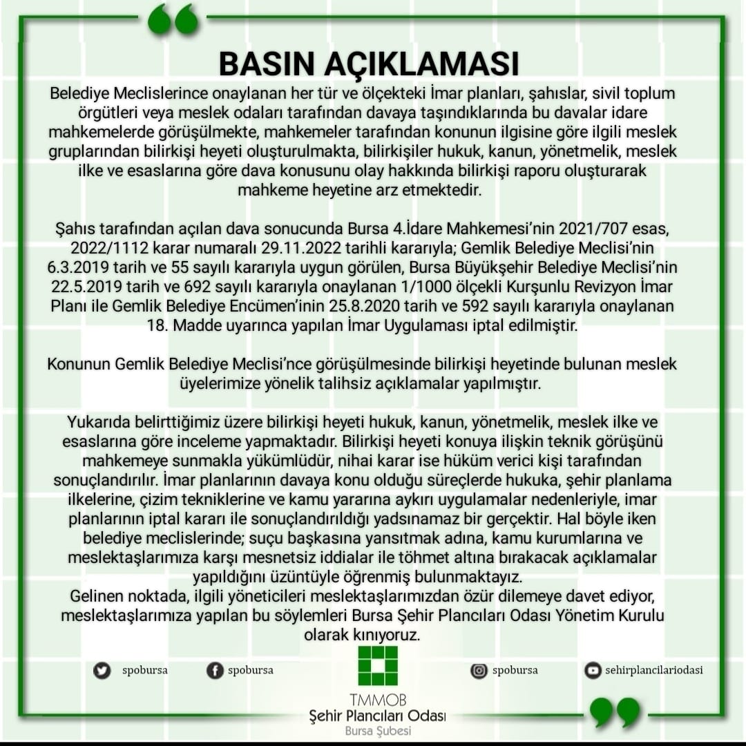 BASIN AÇIKLAMASI