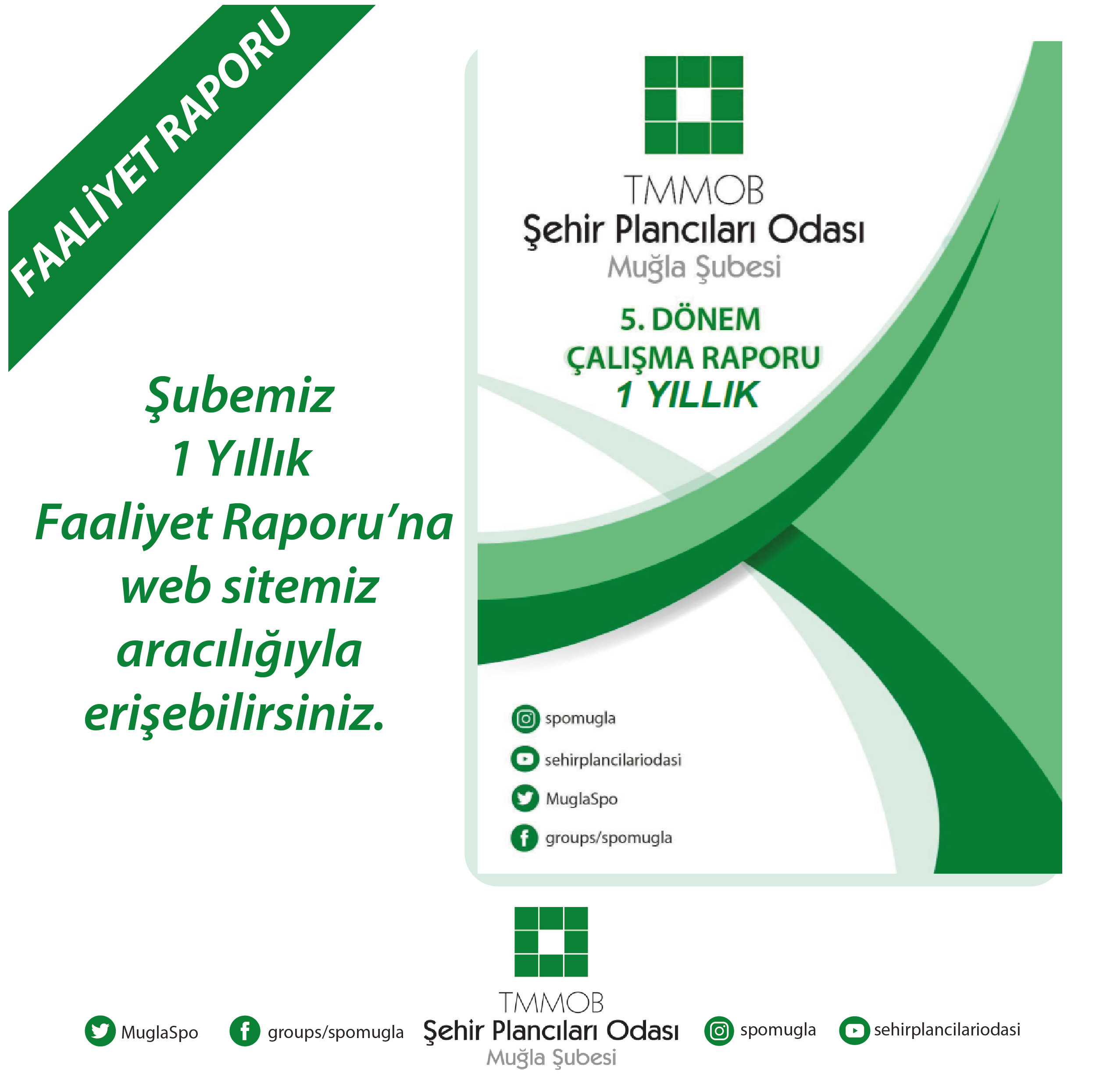 1 YILLIK FAALİYET RAPORU YAYIMLANDI.