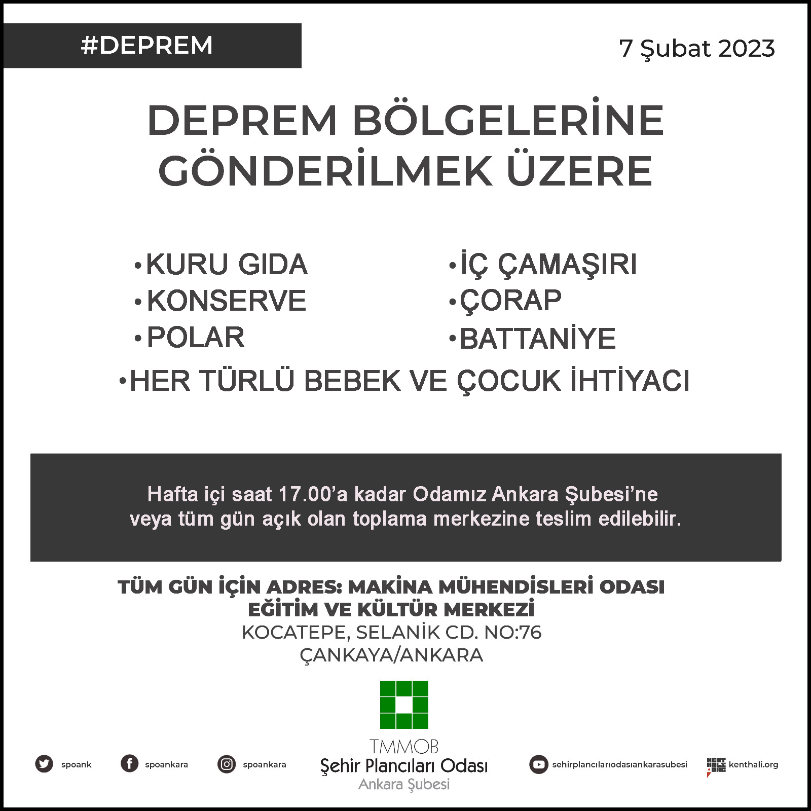 DAYANIŞMA ÇAĞRISI VE SÜREÇ HAKKINDA BİLGİLENDİRME