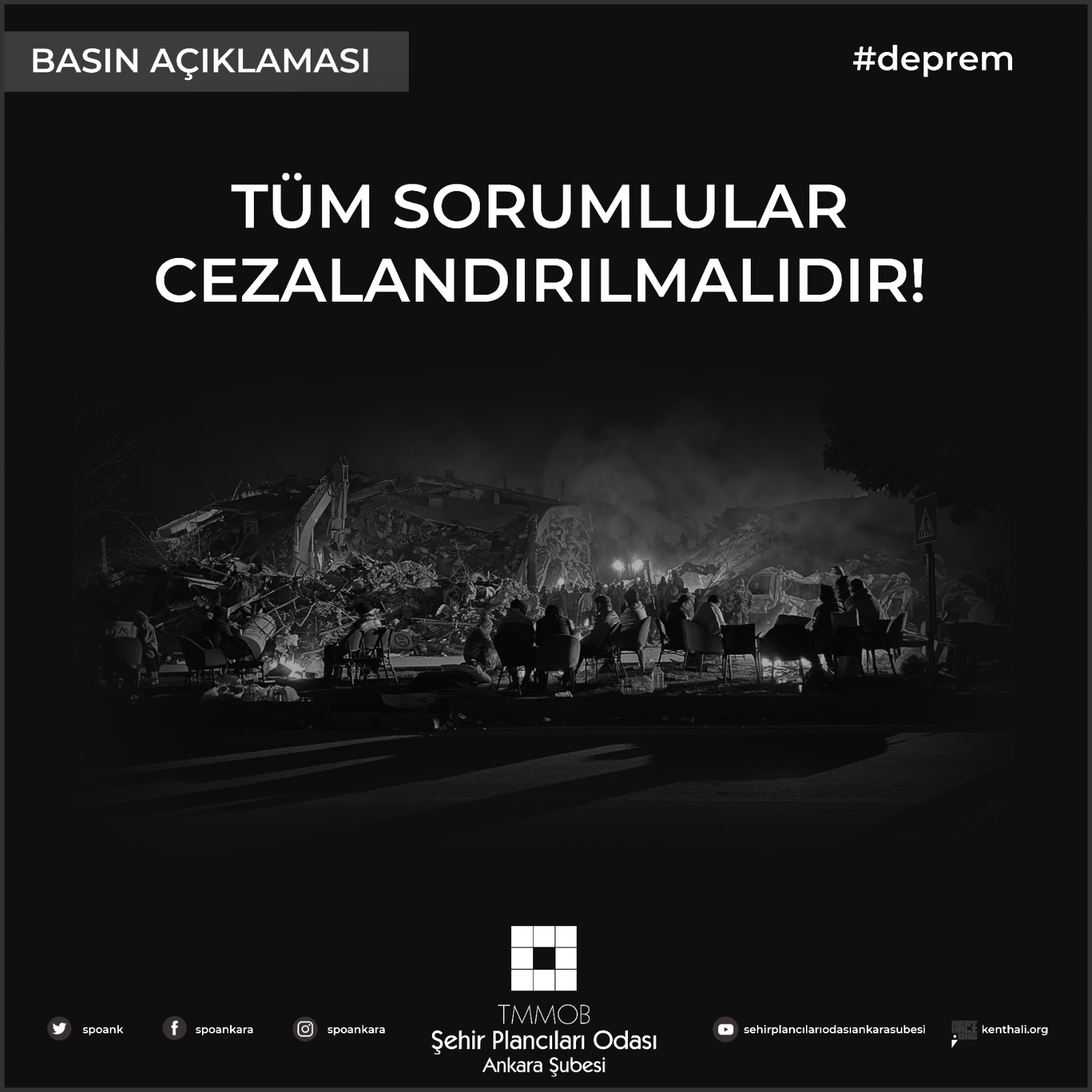 TÜM SORUMLULAR CEZALANDIRILMALIDIR