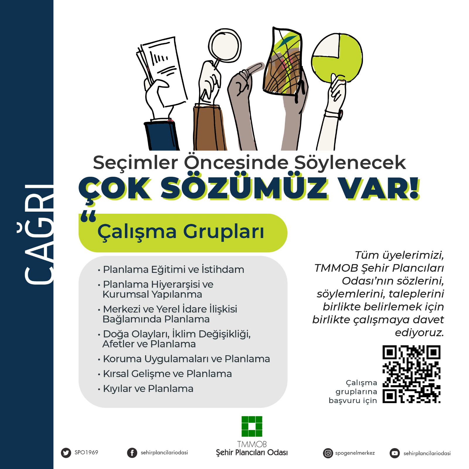 SEÇİMLER ÖNCESİNDE SÖYLEYECEK ÇOK SÖZÜMÜZ VAR: BİRLİKTE ÜRETMEYE ÇAĞRI!!