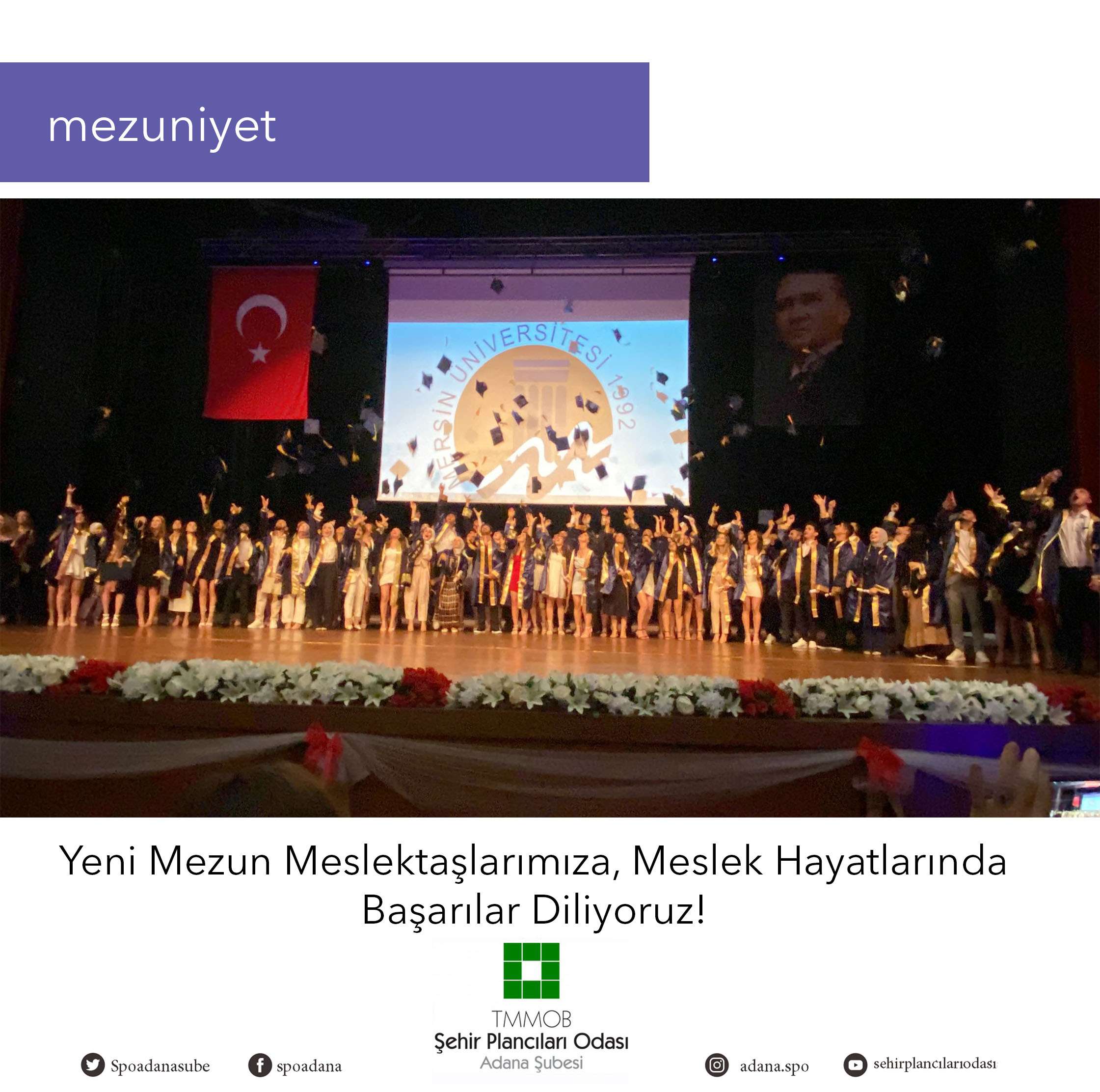 MERSİN ÜNİVERSİTESİ MEZUNİYET TÖRENİ