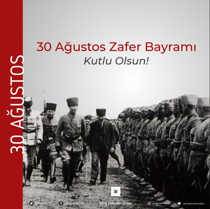 30 AĞUSTOS ZAFER BAYRAMI KUTLU OLSUN!