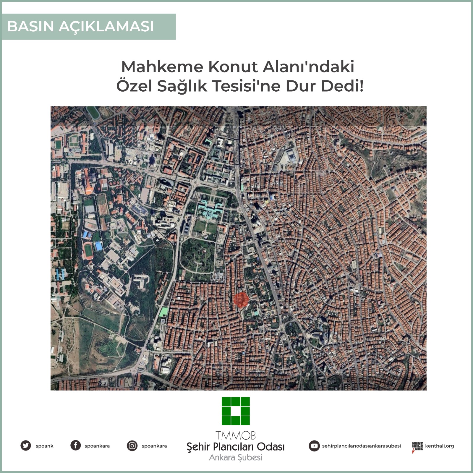 MAHKEME KONUT ALANI`NDAKİ ÖZEL SAĞLIK TESİSİ`NE DUR DEDİ!