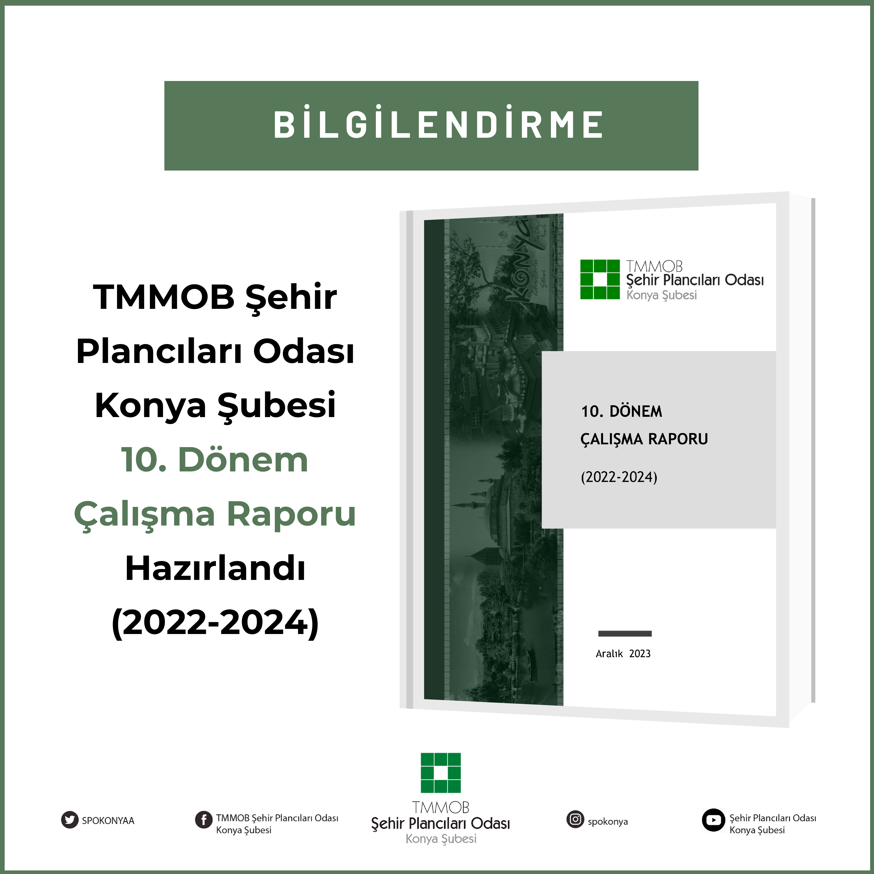 ŞUBEMİZ 10. DÖNEM ÇALIŞMA RAPORU