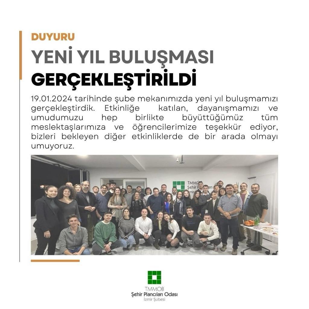 YENİ YIL BULUŞMASI GERÇEKLEŞTİRİLDİ