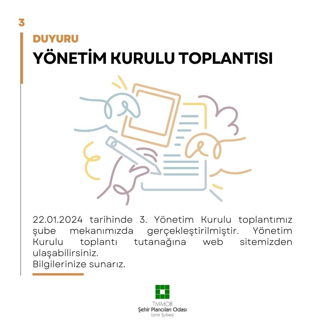 ŞUBEMİZ 18. DÖNEM YÖNETİM KURULU TOPLANDI
